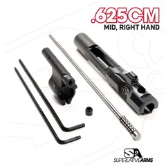 AR-15 Adj Piston System W/ClampOn .625" Gas Block Mid RH - photo 1