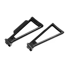 Triangle Folding Stock 9" w/Cheek Rest & Buttpd Aluminum BLK - photo 1