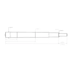 243 Caliber 7.5 Twist 28" Stainless Steel Competition BBL - photo 1