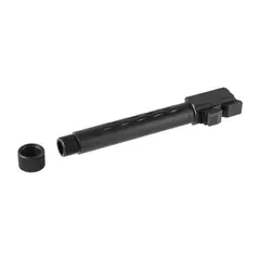 Match 9mm Threaded Flame BBL for Glock-17 Gen 1-4 Black - photo 3