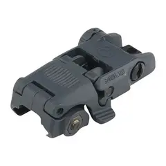 MBUS Rear Sight Flip-Up Polymer for AR-15 Stealth Gray - photo 4