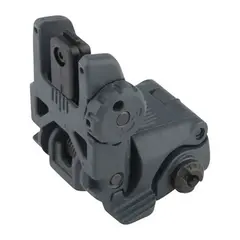 MBUS Rear Sight Flip-Up Polymer for AR-15 Stealth Gray - photo 5
