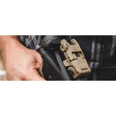 MBUS Rear Sight Flip-Up Polymer for AR-15 FDE - photo 4