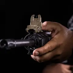 MBUS Front Sight Flip-Up Polymer for AR-15 FDE - photo 4