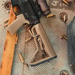 MOE SL Collapsible Mil-Spec Carbine Stock for AR-15 FDE - photo 3