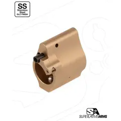AR-15 Solid SS Adjustable Gas Block .625" Tan - photo 1