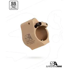 AR-15 Solid SS Adjustable Gas Block .625" Tan - photo 2
