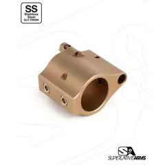 AR-15 Solid SS Adjustable Gas Block .875" Tan - photo 4