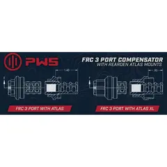 FRC Flat 3-Port 223 Caliber 1/2"-28 Threads Compensator - photo 4