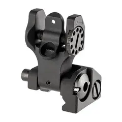AR-15  Flip-Up Adjustable Rear Sight Black - photo 5
