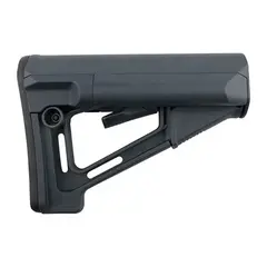 AR-15 STR Stock Collapsible Mil-Spec Gray - photo 1