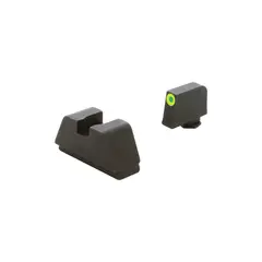 XL Opt Comp Sights Trit/LumiGreen OL .315"F/.394"R for Glock - photo 1