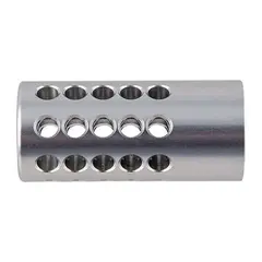 Compensator 22 Caliber 1/2-28 Aluminum Silver - photo 1