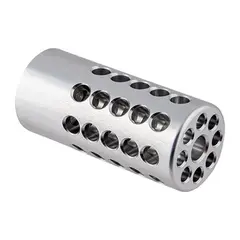 Compensator 22 Caliber 1/2-28 Aluminum Silver - photo 2