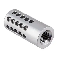 Compensator 22 Caliber 1/2-28 Aluminum Silver - photo 3