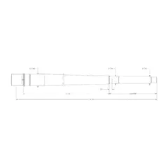 308 Winchester 1-10 Twist 16" Carbon Fiber Barrel - photo 2
