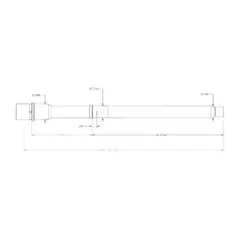 300 AAC Blackout 1-7 Twist 12.5" Carbon Fiber Barrel - photo 2