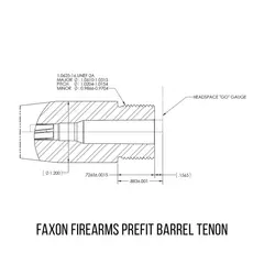 Faxon Firearms FX7 308 Winchester 18" Barreled Bolt Action Receiver Gunner - photo 2