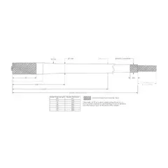 264 Caliber 1-8 Twist 24" Carbon Fiber Bull Barrel - photo 1