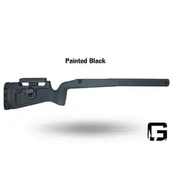 Phoenix 2 Short Action Right Hand Rifle Stock Painted Black - photo 1