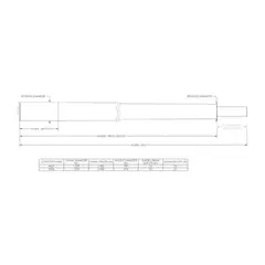 243 Caliber 7.5 Twist 28" Stainless Steel M24 Barrel - photo 1
