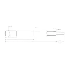 243 Caliber 1-7 Twist 28" Stainless Steel Competition BBL - photo 2