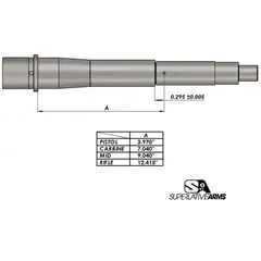 AR-15 Adj Piston System W/ClampOn .625" Gas Block Rifle LH - photo 6