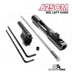 AR-15 Adj Piston System W/ClampOn .625" Gas Block Mid LH - photo 3