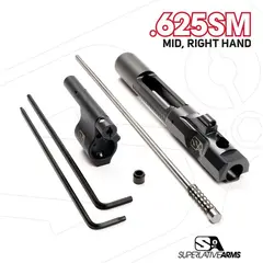 AR-15 Adj Piston System W/Solid .625" Gas Block Midlength RH - photo 2