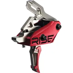 Rev 535 Slide-and-Snap AR Trigger Silver/Red - photo 2