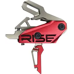Rev 535 Slide-and-Snap AR Trigger Silver/Red - photo 3