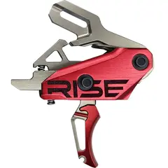 Rev 535 Slide-and-Snap AR Trigger Silver/Red - photo 4
