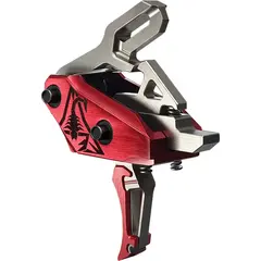 Rev 535 Slide-and-Snap AR Trigger Silver/Red - photo 6
