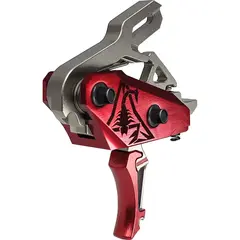 Rev 535 Slide-and-Snap AR Trigger Silver/Red - photo 7