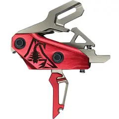 Rev 535 Slide-and-Snap AR Trigger Silver/Red - photo 8