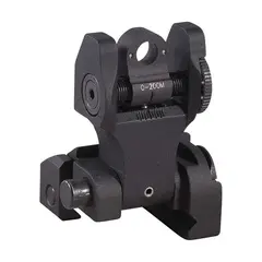 AR-15  Flip-Up Adj Tritium HK-Style Rear Sight Black - photo 6