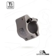AR-15 Clamp On Titanium Adjustable Gas Block .936" Gray - photo 1