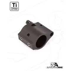 AR-15 Solid Titanium Adjustable Gas Block .936" Black - photo 1