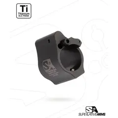 AR-15 Solid Titanium Adjustable Gas Block .936" Black - photo 2