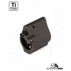 AR-15 Solid Titanium Adjustable Gas Block .936" Black - photo 3