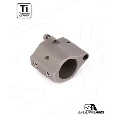 AR-15 Solid Titanium Adjustable Gas Block .625" Gray - photo 4