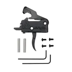 Rave PCC Drop-In Curved Trigger With Anti-Walk Pins Black - photo 1