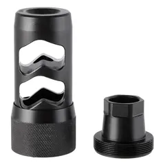 30 Caliber HELLFIRE 2P (6.5mm-30) Muzzle Brake, Black - photo 3