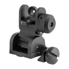 AR-15  Flip-Up  Tactical Rear Sight Black - photo 2