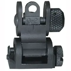 AR-15  Flip-Up  Tactical Rear Sight Black - photo 7