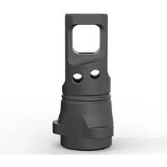 Echo 9mm Single-Port Muzzle Brake for Breek-LOK 3QD 1/2x28" - photo 3