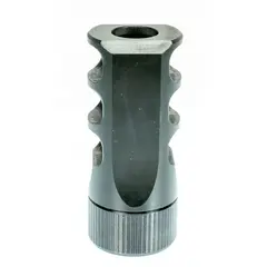 Muzzlok .450/.458 Caliber 3-Port Muzzle Brake 11/16"-24 BLK - photo 4