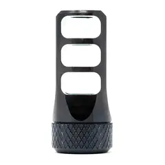 MuzzLok 8.6 Blackout 3-Port Muzzle Brake M18x1.5 Threads BLK - photo 2