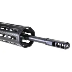 SLIM 5.56 NATO 3-Port Muzzle Brake .620 1/2"-28 Threads BLK - photo 3