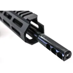 SLIM 5.56 NATO 3-Port Muzzle Brake .620 1/2"-28 Threads BLK - photo 6